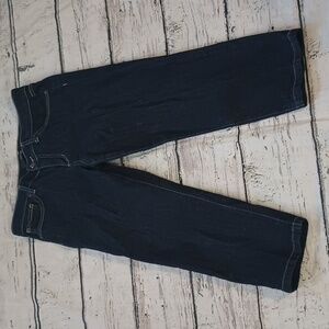 Joe's Jeans Blue Dark Wash Ankle Vissionaire Cropped Jeans 28